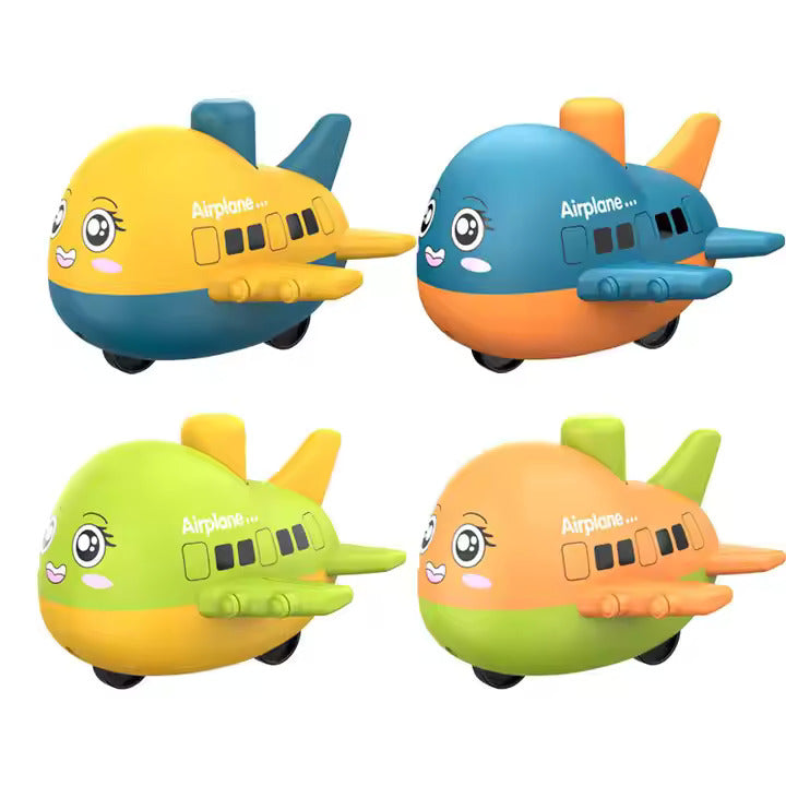 Flugspaß für Kinder – Drück & Fahr Spielzeug-Flugzeug