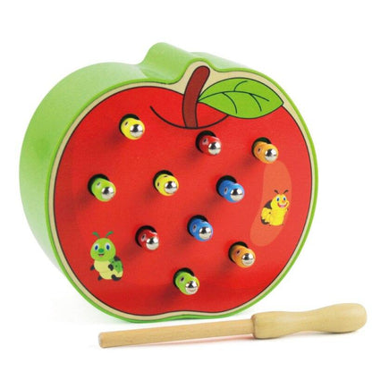 Faszinierender Angelspaß – Magnetisches Wurmspiel für Kinder