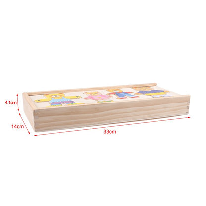 Klassisches Holz-Würfelspiel für die ganze Familie
