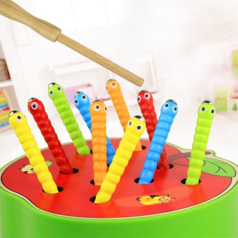 Faszinierender Angelspaß – Magnetisches Wurmspiel für Kinder