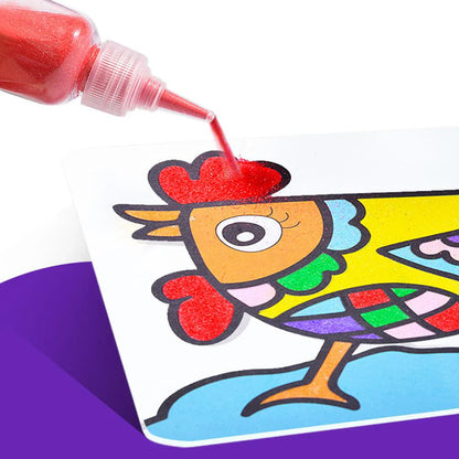 Kreativer Sandkunst-Spaß – Sandmalerei Set für Kinder