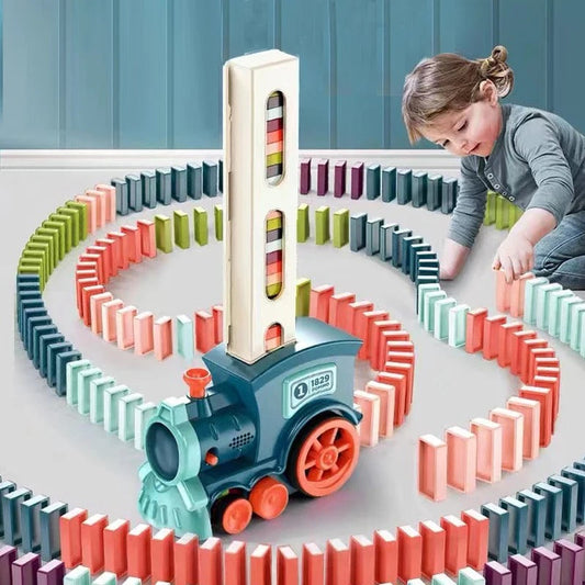 Domino-Zug Spielset – Fördert Logisches Denken und Konzentration