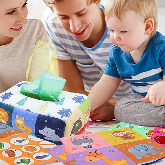 Montessori Taschentuchbox aus Holz