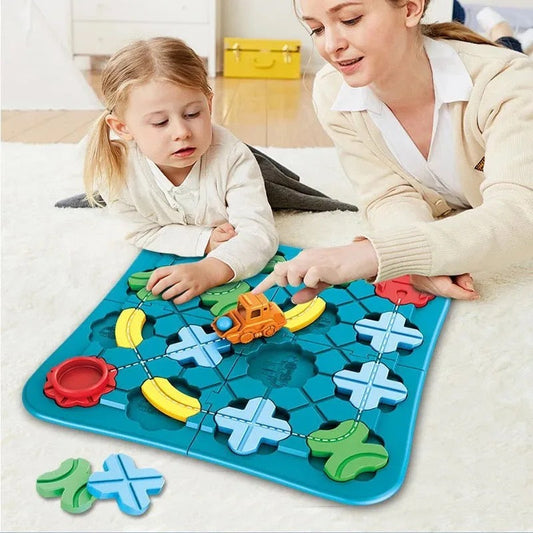 Montessori Straßen-Puzzle für Kinder