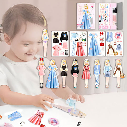 Magnetische Mode Spielsets für Kinder zum Gestalten