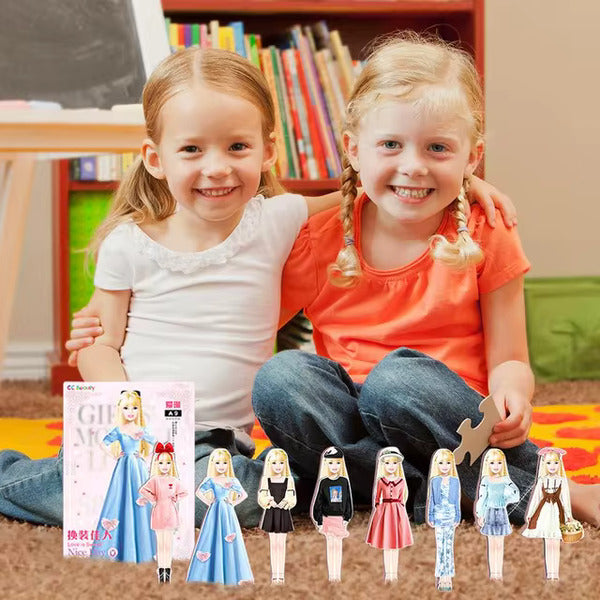 Magnetische Mode Spielsets für Kinder zum Gestalten
