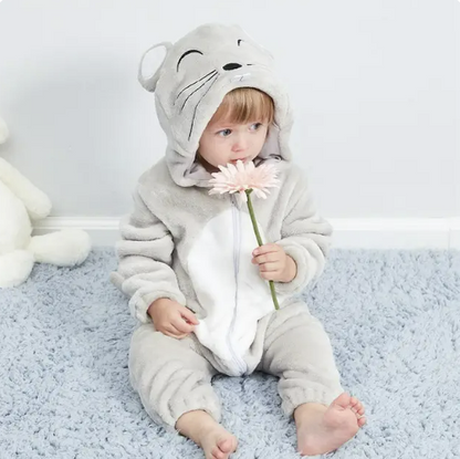 Niedlicher Tier-Motiv Babystrampler