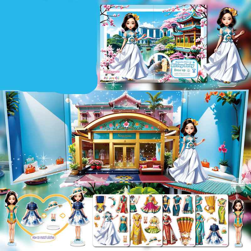 Mode Boutique Spielbuch für Kinder