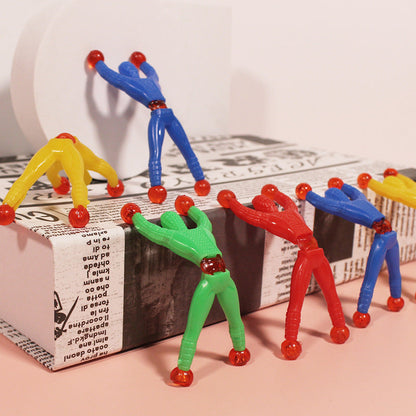 Klebrige Klettermännchen Spielzeug für Kinder – 10er Set zum Klettern und Spielen