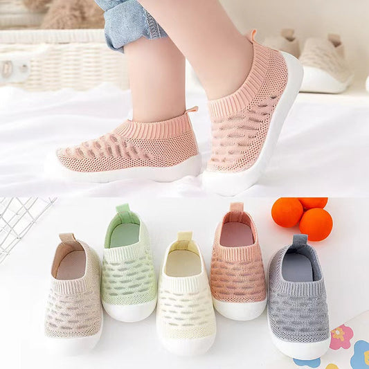 Weiche Strick Baby Barfuß Socken für Komfort und Schutz