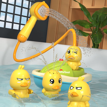 Spritzende Enten Badespielzeug mit Wasserstrahl