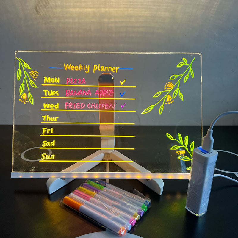 Magisches LED-Malbrett für Kinder – Leuchtendes Zeichenpad für kreative Ideen