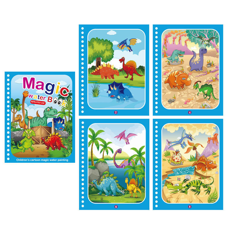 Wasser-Malbuch für Kinder – Magische Farben