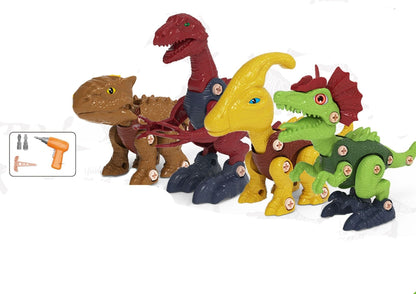 Dinosaurier Bauset mit Schraubenzubehör