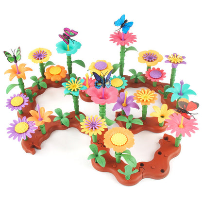 Bunte Blumen Bausteine für Kinder