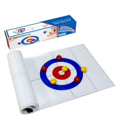 Mini Curling Spiel für Zuhause – Spaßiges Geschicklichkeitsspiel für die ganze Familie