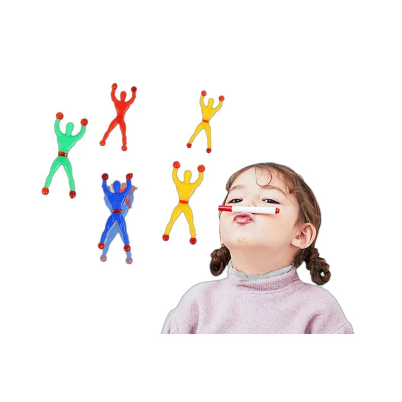 Klebrige Klettermännchen Spielzeug für Kinder – 10er Set zum Klettern und Spielen