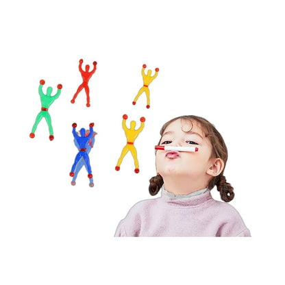 Klebrige Klettermännchen Spielzeug für Kinder – 10er Set zum Klettern und Spielen