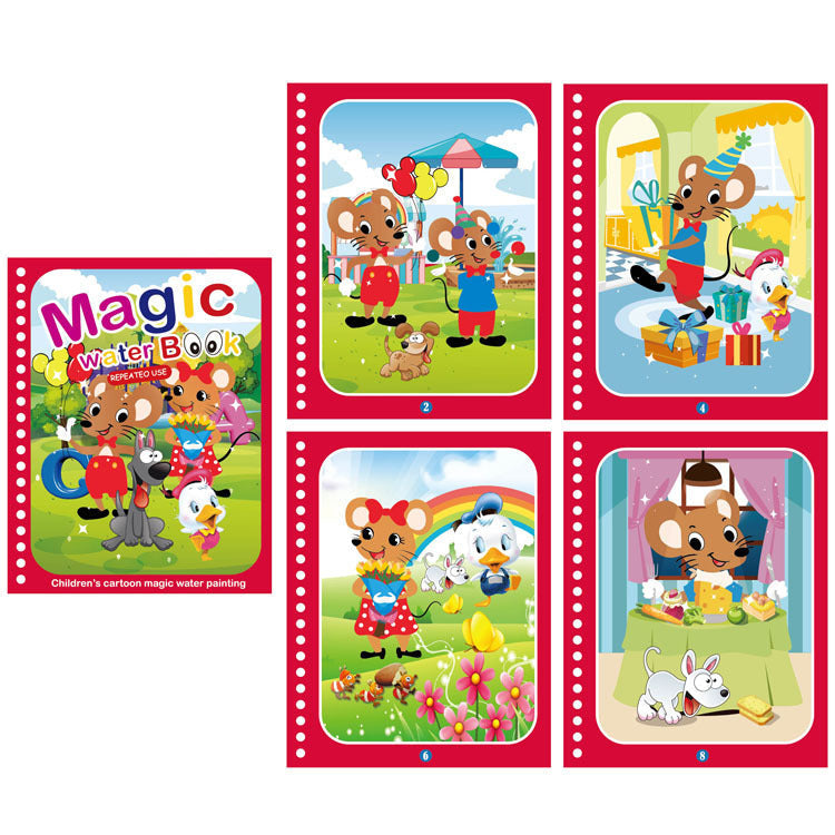 Wasser-Malbuch für Kinder – Magische Farben