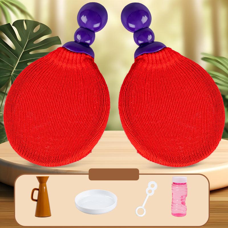 Bunte Seifenblasen Pingpong Spiel