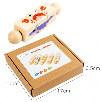 Entdecker-Spaß – Interaktives Holzpuzzle für Kinder