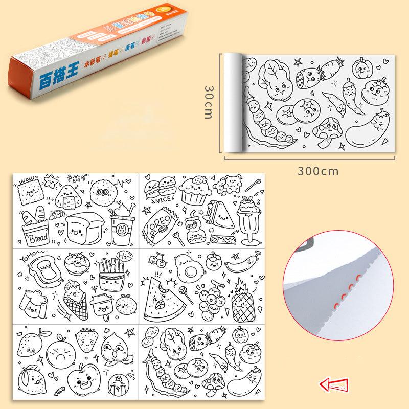 Lassen Sie die Fantasie fliegen – XXL-Malpapier für kreative Kinder