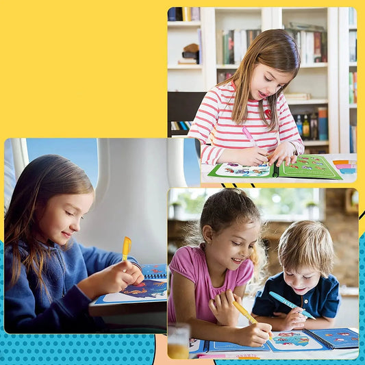 Wasser-Malbuch für Kinder – Magische Farben