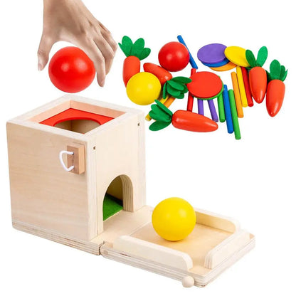 5in1 Montessori Lernspielzeug Set aus Holz