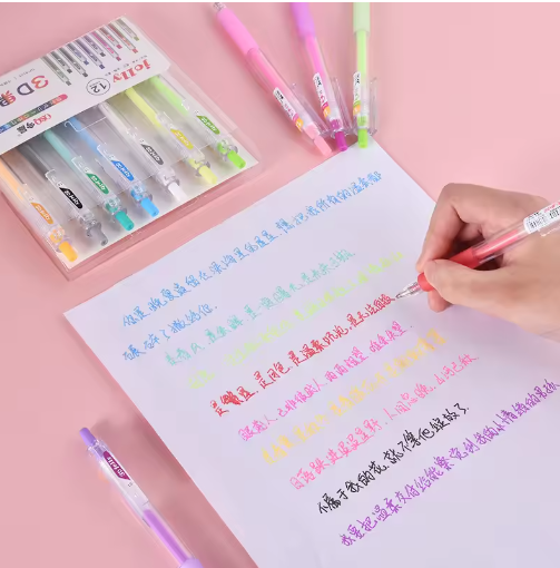 Buntes Gelstift-Set für kreative 3D-Malerei und Kunstprojekte