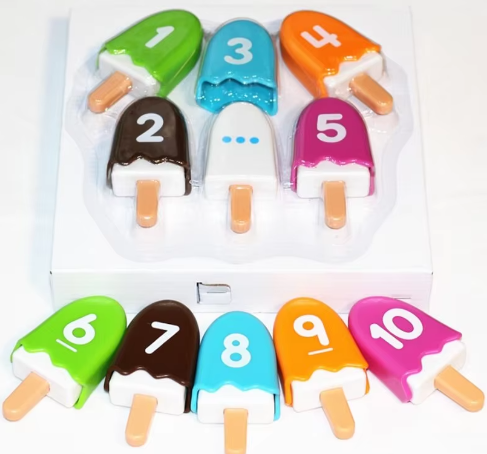 Lernspielzeug Eiscreme-Set – Zählen und Spielen mit Spaß