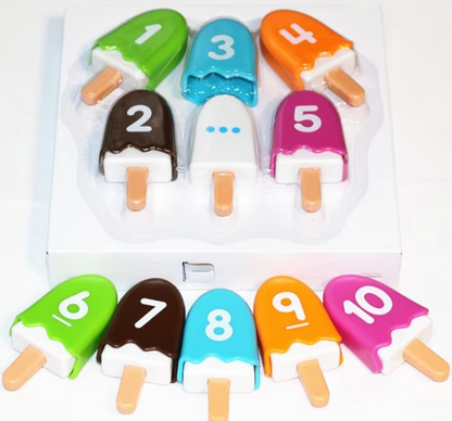 Lernspielzeug Eiscreme-Set – Zählen und Spielen mit Spaß