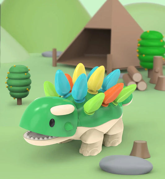 Montessori Lernspielzeug Farben Dinosaurier