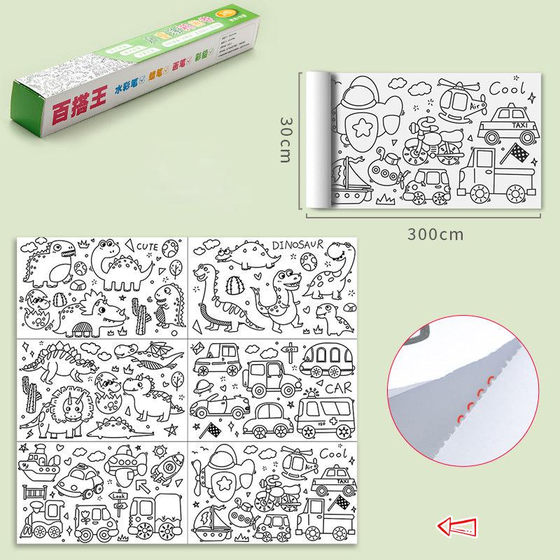 Lassen Sie die Fantasie fliegen – XXL-Malpapier für kreative Kinder