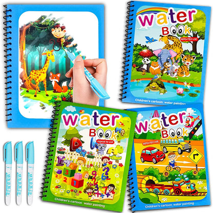 Wasser-Malbuch für Kinder – Magische Farben