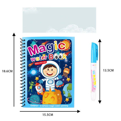 Wasser-Malbuch für Kinder – Magische Farben