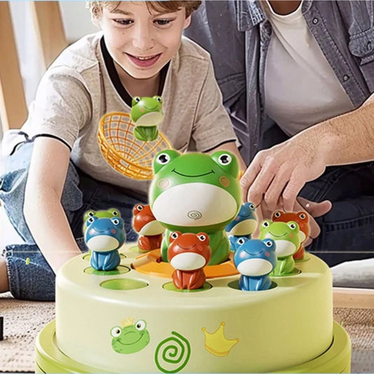 Spaßiger Frosch-Jagd – Musik- und Fangspiel für Kinder
