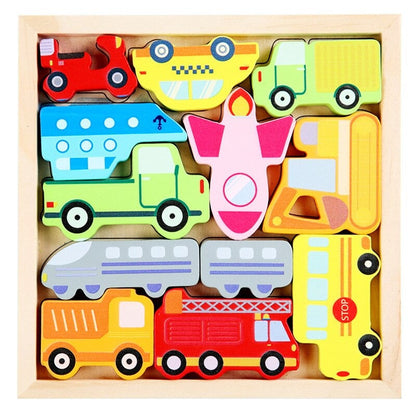Kreatives Holzpuzzle Set – 2+1 GRATIS