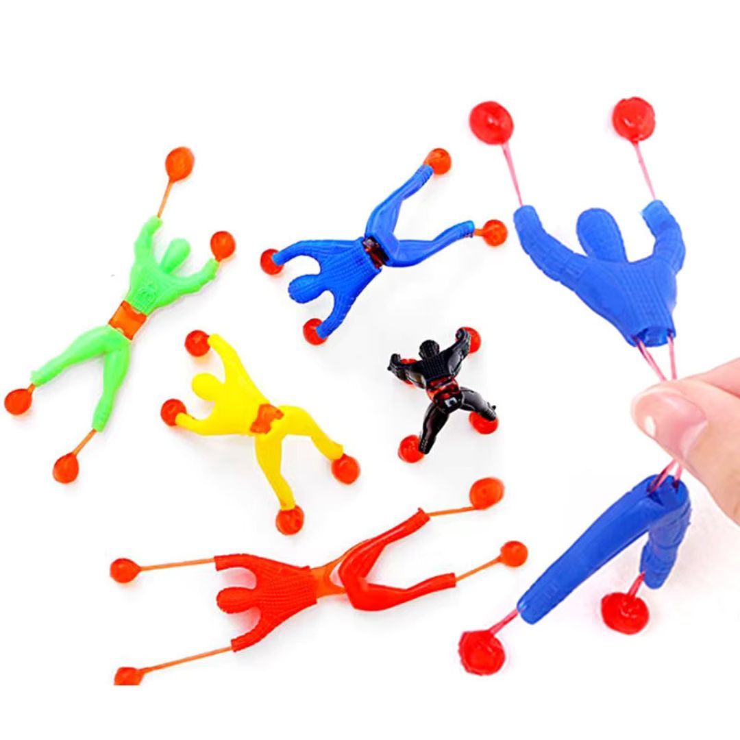 Klebrige Klettermännchen Spielzeug für Kinder – 10er Set zum Klettern und Spielen