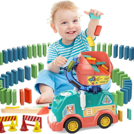 Montessori Domino Lkw Spielzeug