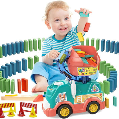 Montessori Domino Lkw Spielzeug