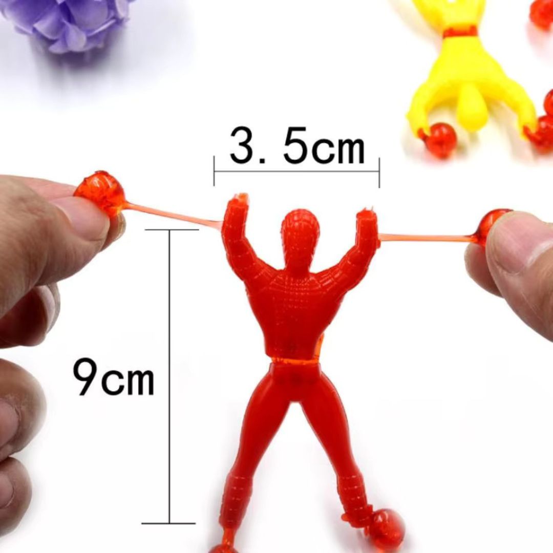 Klebrige Klettermännchen Spielzeug für Kinder – 10er Set zum Klettern und Spielen
