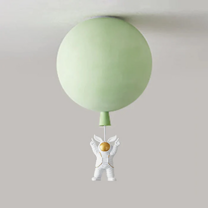 Moderne Mond- und Astronauten LED-Deckenleuchte für Kinderzimmer – Stimmungsvolle Raumbeleuchtung