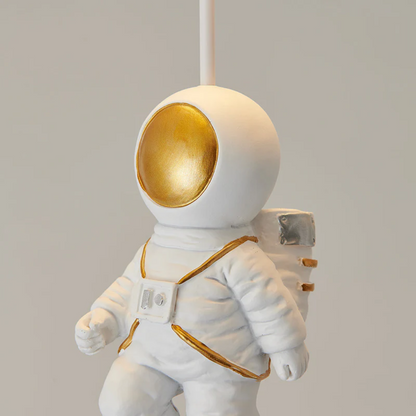 Moderne Mond- und Astronauten LED-Deckenleuchte für Kinderzimmer – Stimmungsvolle Raumbeleuchtung