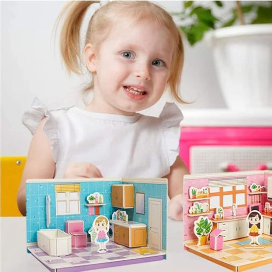 3D-Puzzle für Kinder – Traumhaus zum Bauen und Spielen