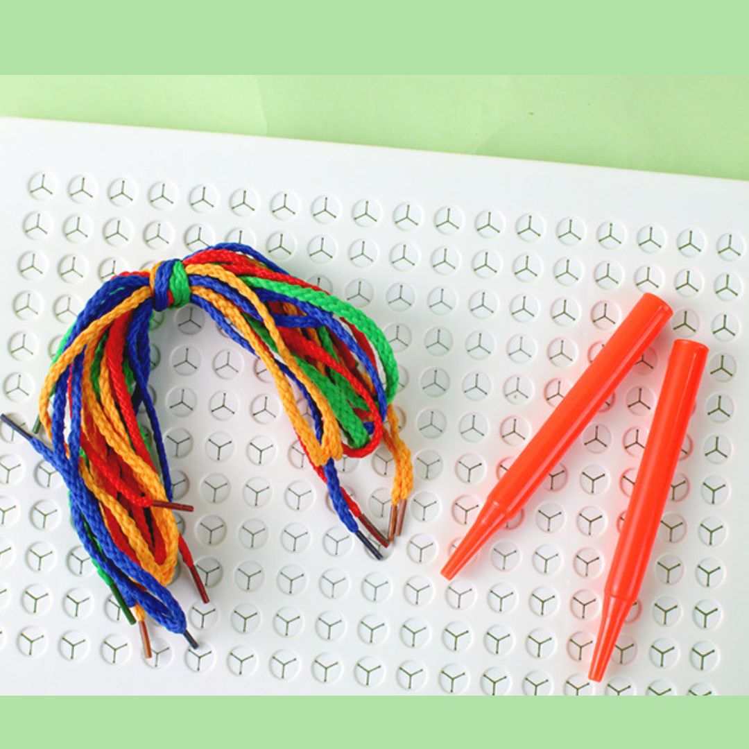 Buntes DIY-Stickset für Kinder – Kreatives Handarbeitsset zum Sticken & Gestalten