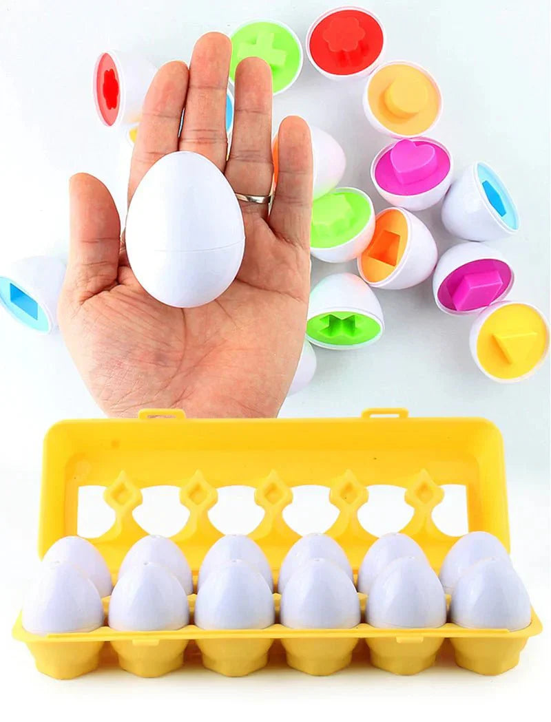 Buntes Lern-Eier-Set für Kinder