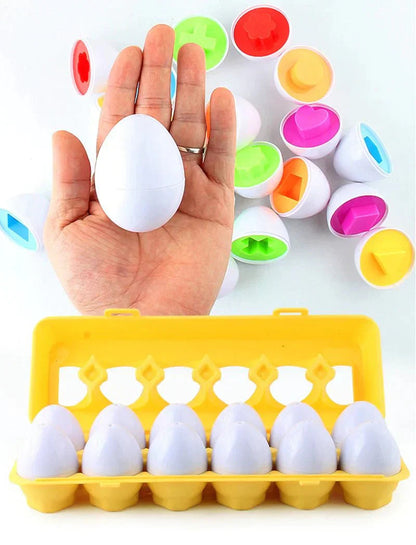 Buntes Lern-Eier-Set für Kinder