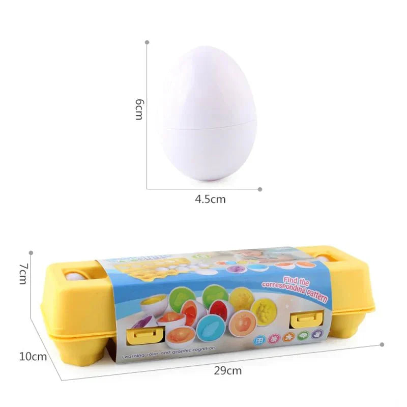 Buntes Lern-Eier-Set für Kinder