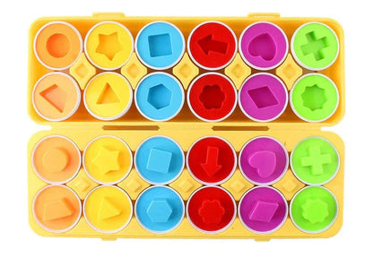 Buntes Lern-Eier-Set für Kinder