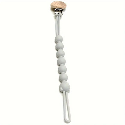 Bärchen Schnullerkette mit Sicherheitsclip für Babys